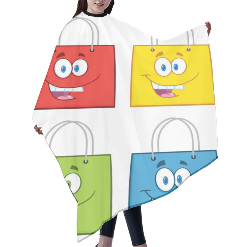 Personality  Shopping Bag Character Set Hair Cutting Cape