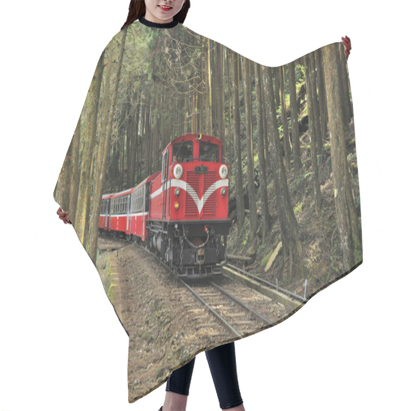 Personality  Little Train At Alishan National Forest Recreation Area Hair Cutting Cape