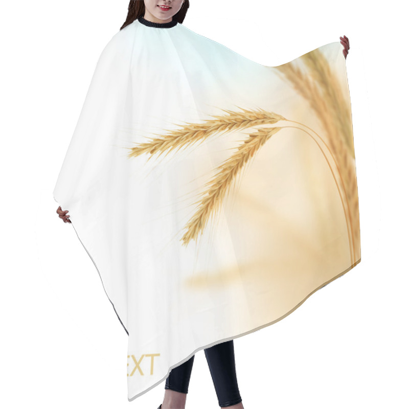 Personality  Wheat Border Hair Cutting Cape