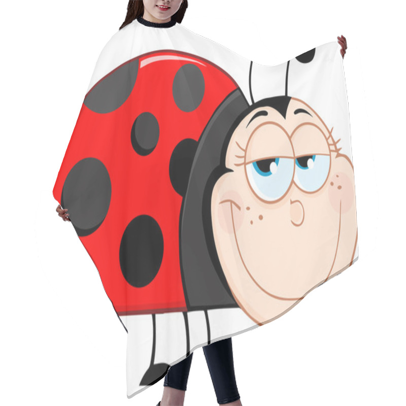 Personality  Happy Ladybug Hair Cutting Cape