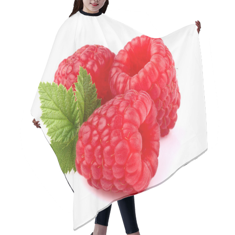 Personality  Ripe Raspberry With Leaf Hair Cutting Cape