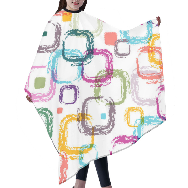 Personality  Seamless Pattern Hair Cutting Cape