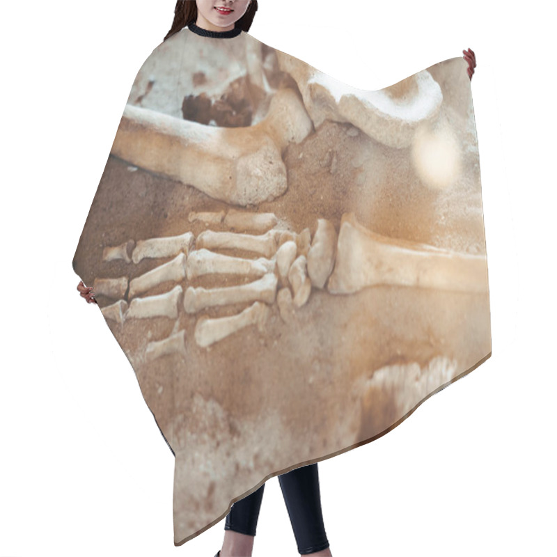 Personality  The Bones Of The Human Hand Hair Cutting Cape