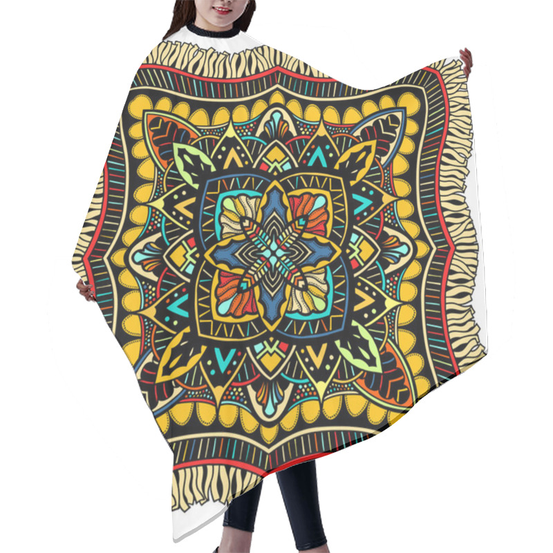 Personality  Ornate Eastern Mandala Hair Cutting Cape