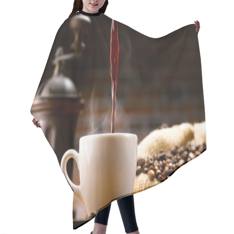 Personality  Coffee Hair Cutting Cape