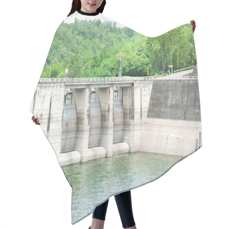 Personality  Water Gate Dam Hair Cutting Cape