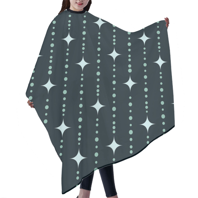 Personality  Seamless Pattern Hair Cutting Cape