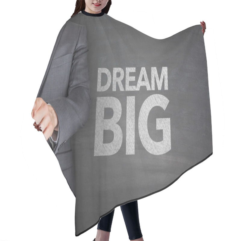 Personality  Dream Big On Blackboard Hair Cutting Cape