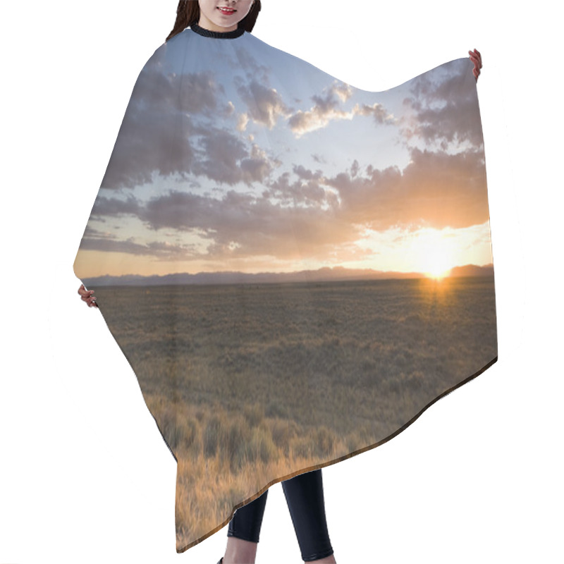 Personality  Sunset On Prairie Hair Cutting Cape