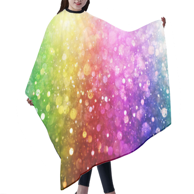 Personality  Rainbow Of Lights Hair Cutting Cape