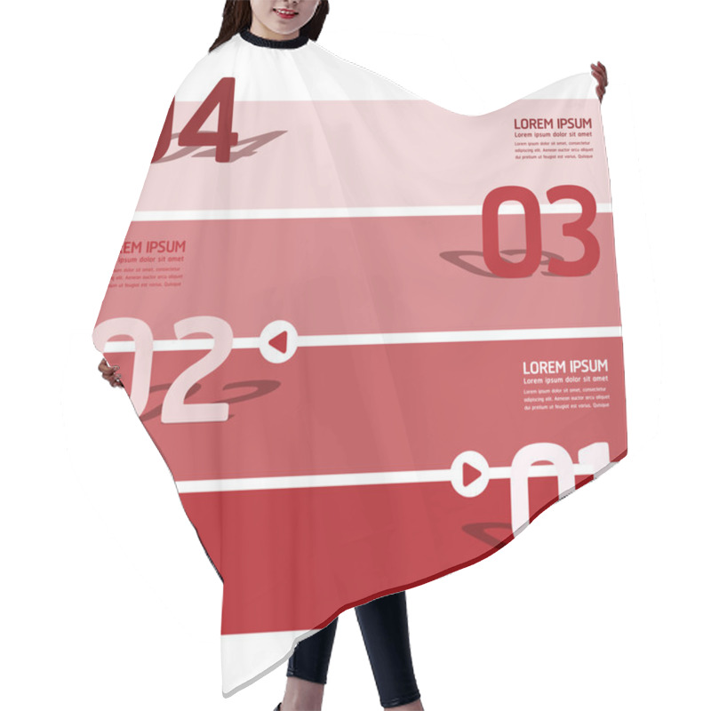 Personality  Modern Design Template Soft Colour, Can Be Used For Infographic Hair Cutting Cape