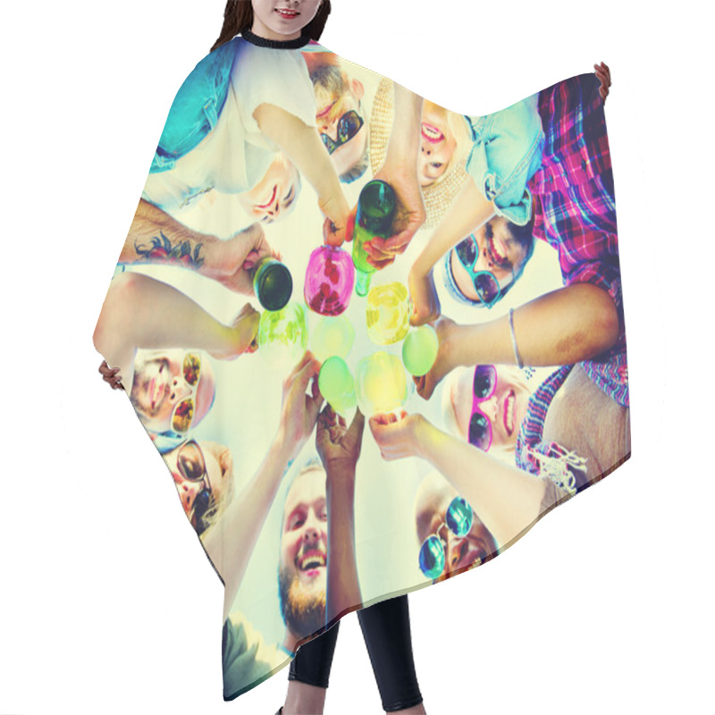 Personality  Friendship Summer Celebration Concept Hair Cutting Cape