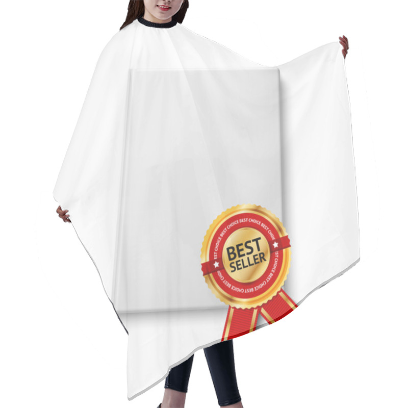 Personality  Realistic Blank With  Best Seller Label. Hair Cutting Cape