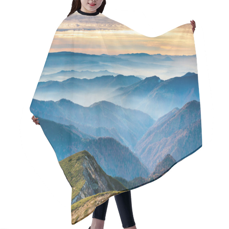 Personality  Blue Mountains And Hills Hair Cutting Cape