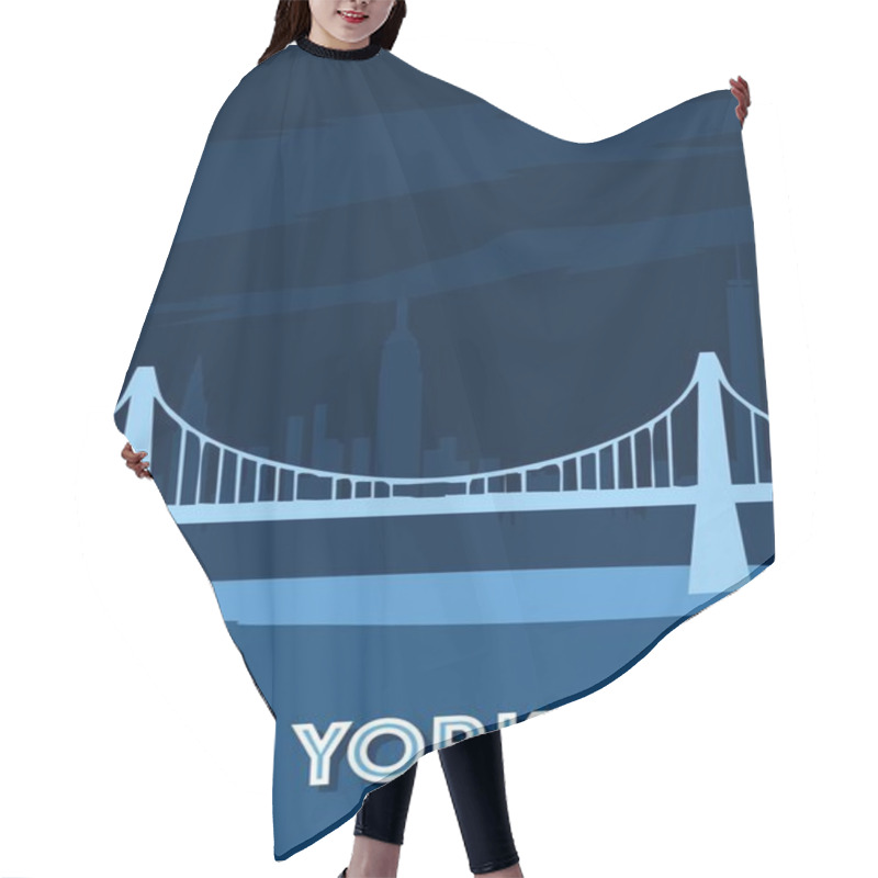 Personality  New York City United States Of America Hair Cutting Cape