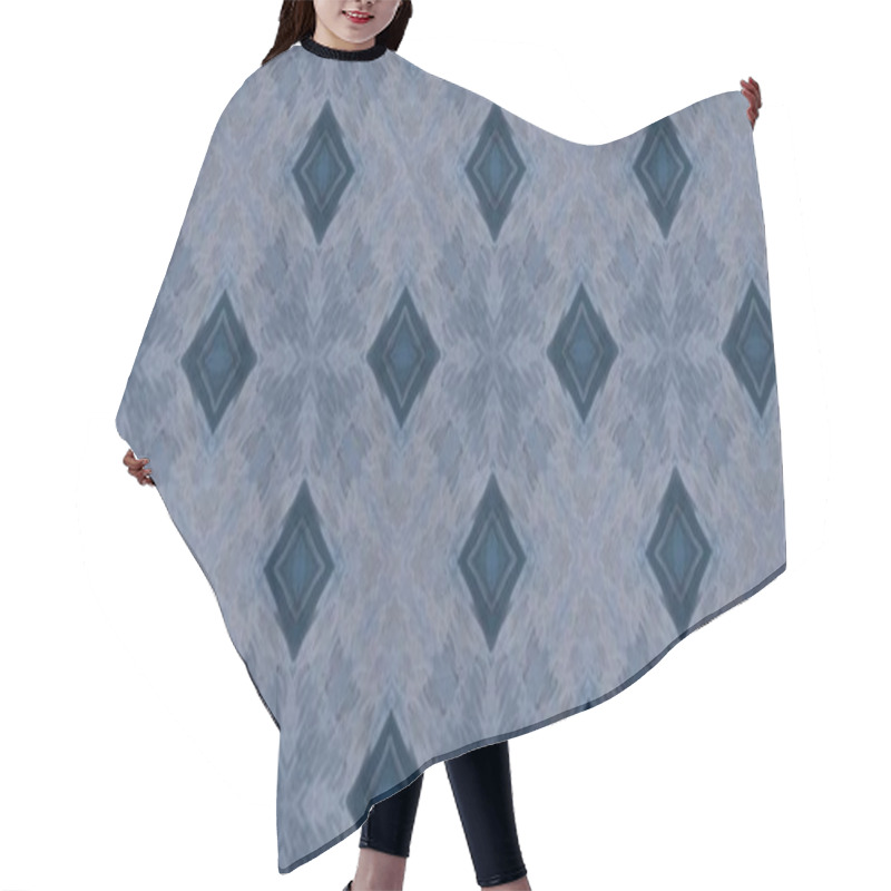 Personality  Seamless Abstract Pattern With Geometric Shapes Hair Cutting Cape