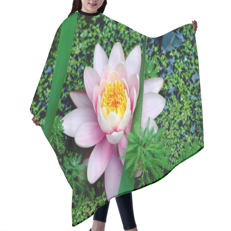 Personality  Water Lily Flower Hair Cutting Cape