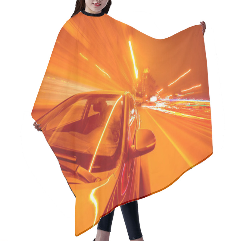 Personality  Night City Drive By Car Hair Cutting Cape