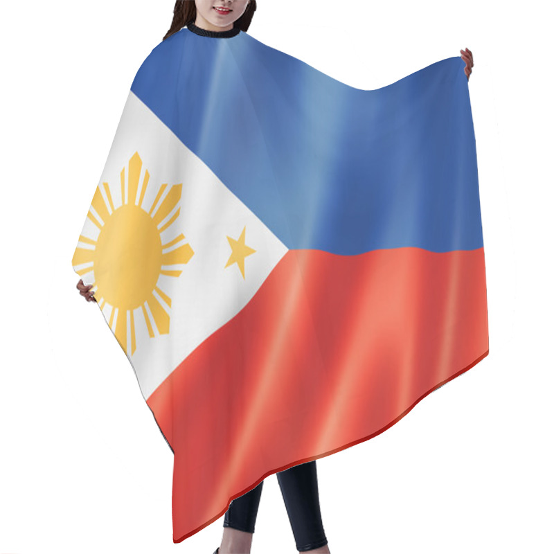 Personality  Philippines Flag Hair Cutting Cape