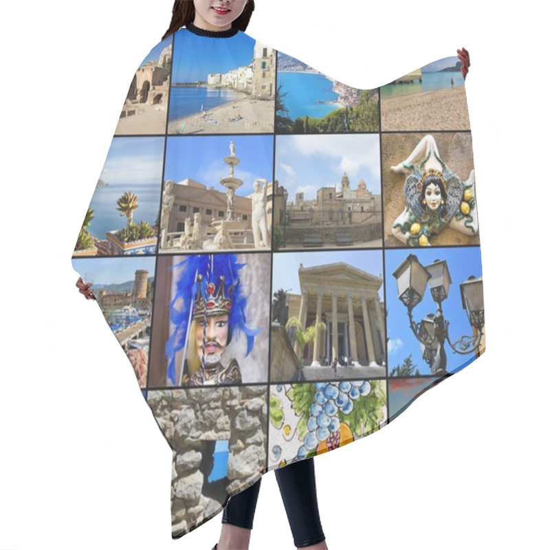 Personality  Sicily  Hair Cutting Cape