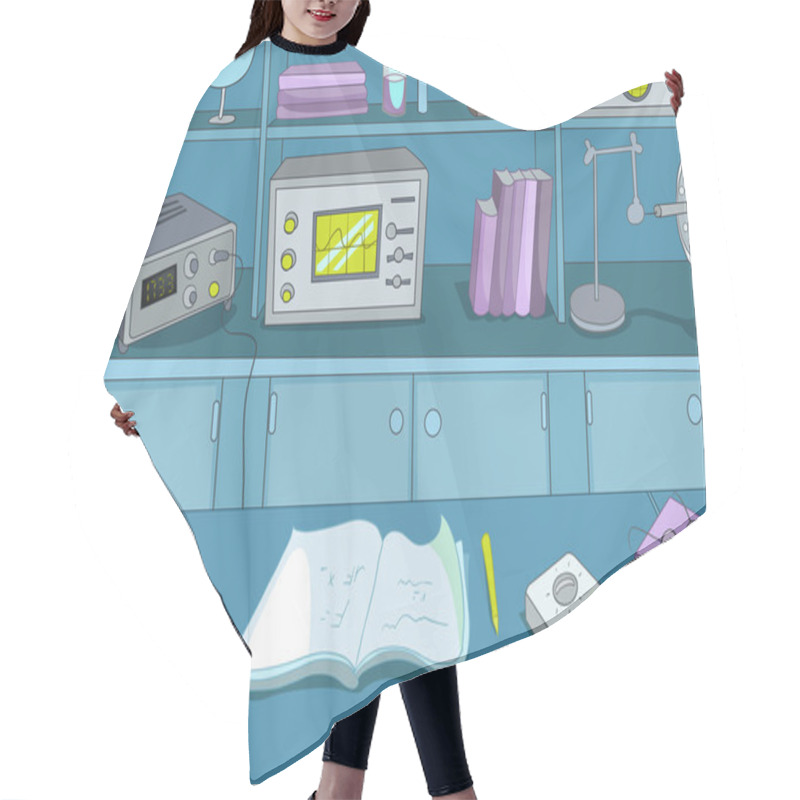 Personality  Physics Laboratory Hair Cutting Cape