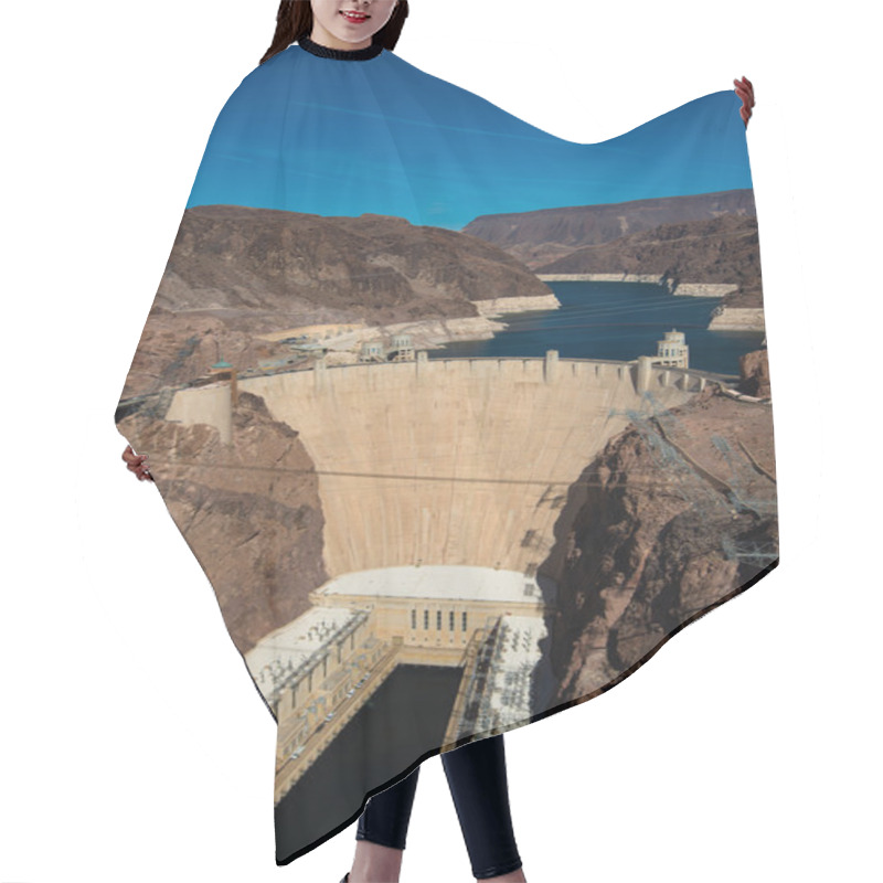 Personality  Famous Hoover Dam Near Las Vegas, Nevada Hair Cutting Cape