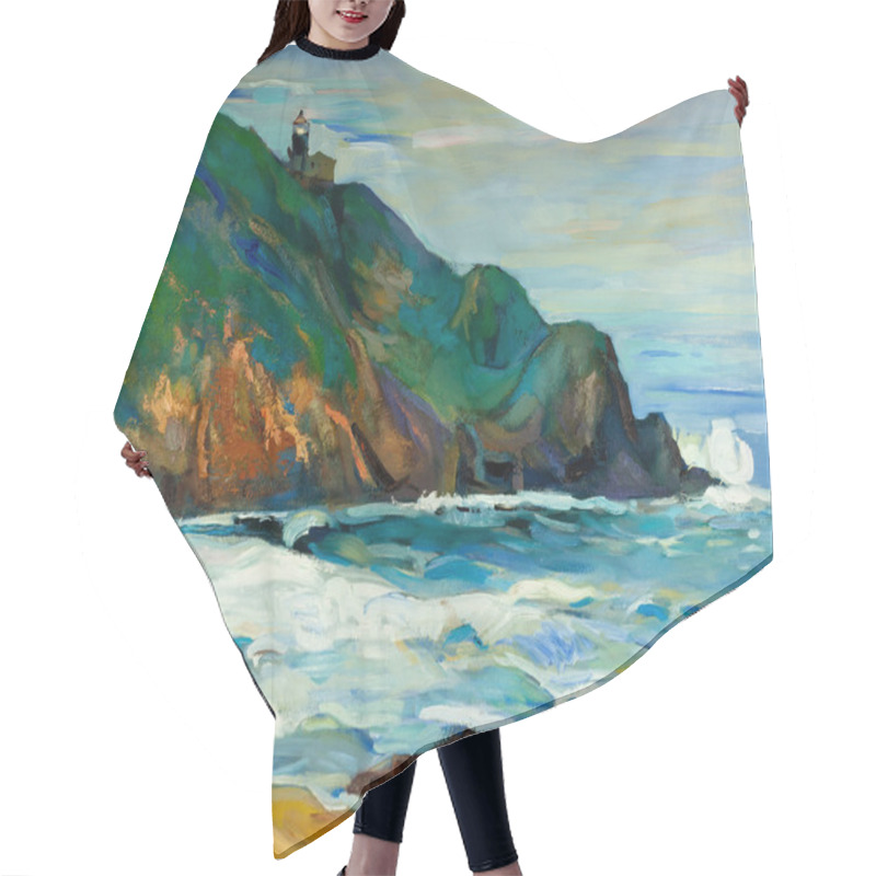 Personality  Lighthouse Hair Cutting Cape