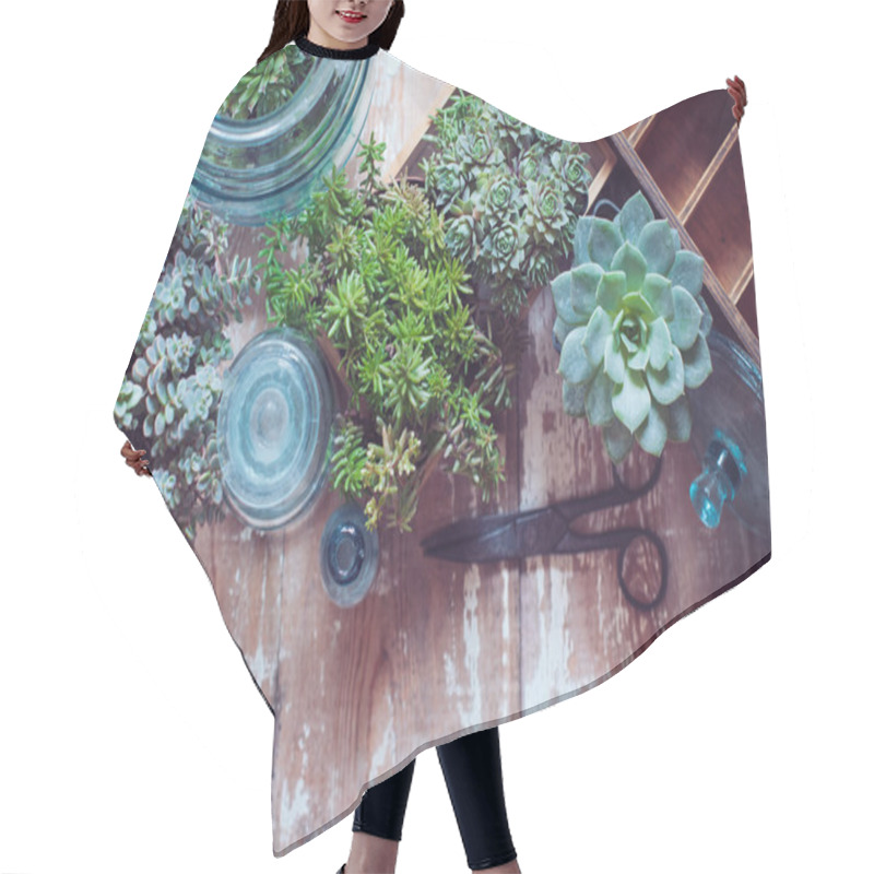 Personality  House Plants Hair Cutting Cape