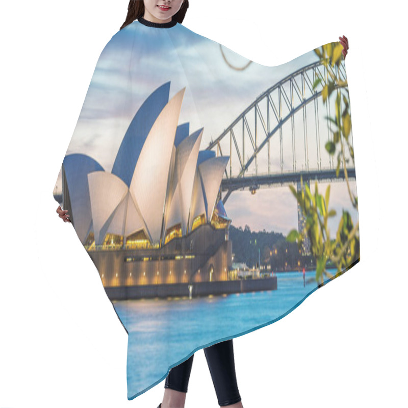 Personality  SYDNEY - OCTOBER 23, 2015: Beautiful Panoramic View Of Sydney Ha Hair Cutting Cape