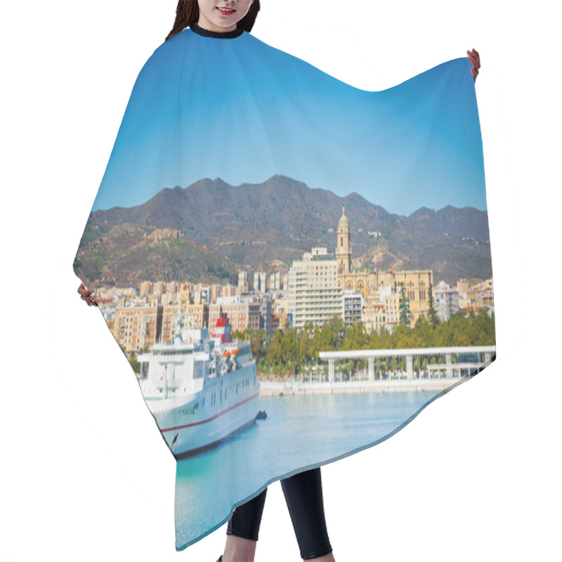 Personality  Beautiful View Of Malaga City, Spain Hair Cutting Cape