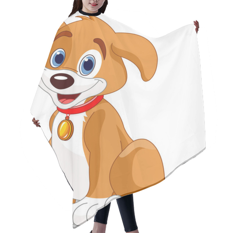 Personality  Cute Dog Hair Cutting Cape