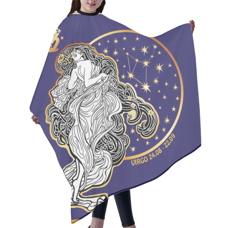 Personality  Horoscope.Virgo Zodiac Sign Hair Cutting Cape