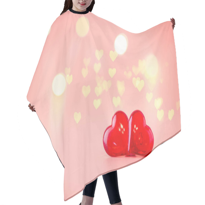 Personality  Valentines Day Background Hair Cutting Cape