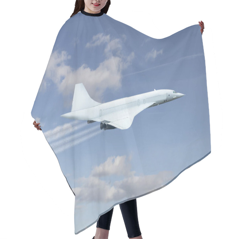 Personality  Airplane Concorde A Supersonic Passenger Airliner With 144 Seats Hair Cutting Cape