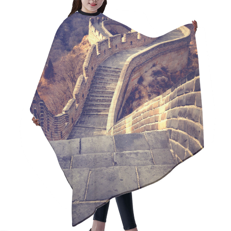 Personality  Great Wall Of China Hair Cutting Cape