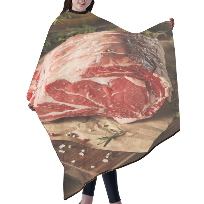 Personality  Raw Grass Fed Prime Rib Meat Hair Cutting Cape