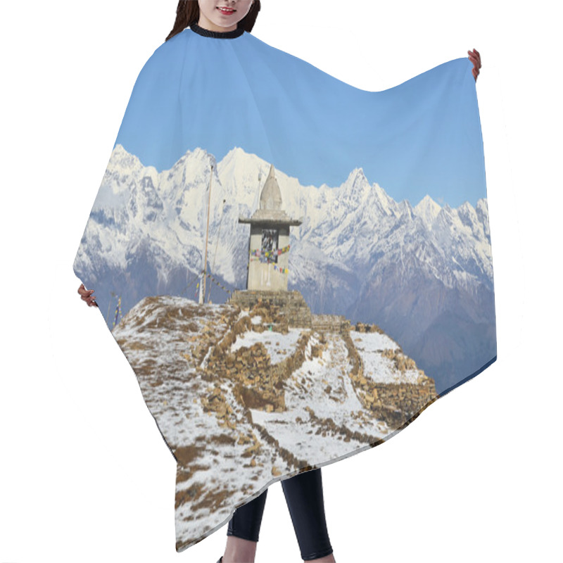 Personality  Gompa On A Peak In Himalaya Mountains Hair Cutting Cape