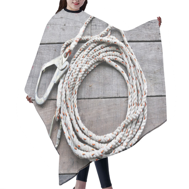 Personality  Safty Rope Hair Cutting Cape