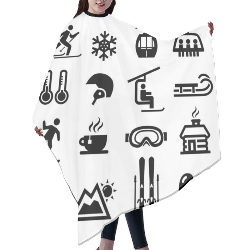 Personality  Winter Icons Hair Cutting Cape