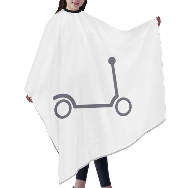 Personality  Scooter Icon Hair Cutting Cape