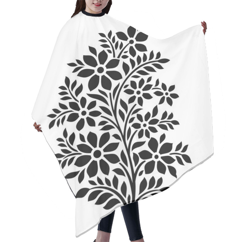 Personality  Floral Design Element Hair Cutting Cape