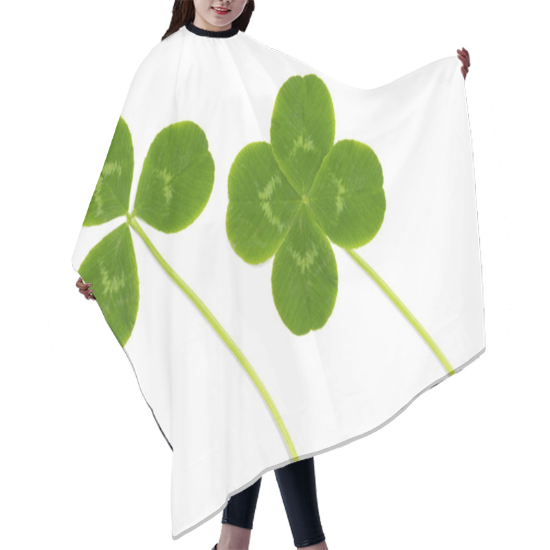 Personality  Green Leaf Wild Clover Hair Cutting Cape