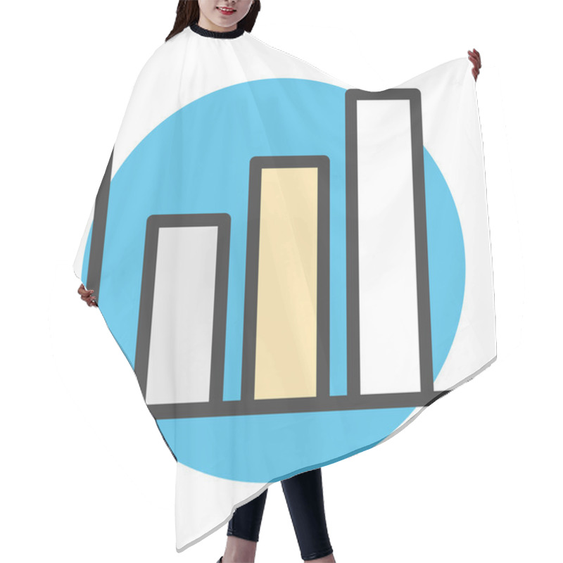 Personality  Statistics Vector Icon Hair Cutting Cape