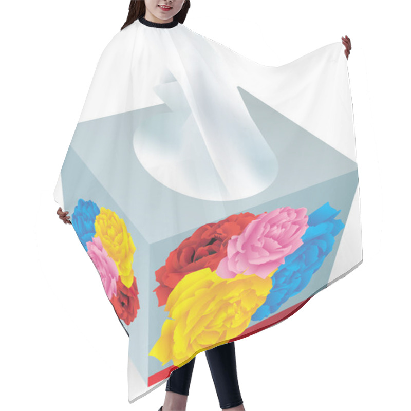 Personality  Tissue Box Hair Cutting Cape