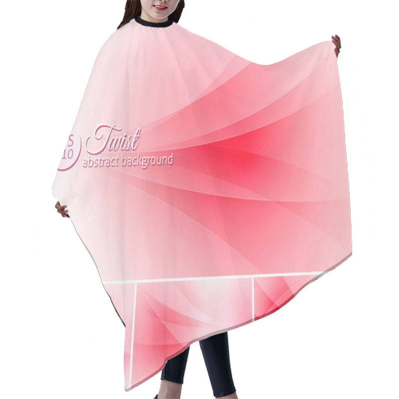 Personality  Twist  Abstract Background Hair Cutting Cape