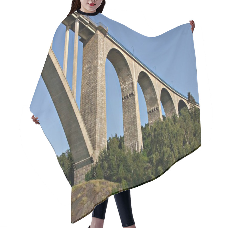 Personality  The Svinesund Bridges Cross The Border Between Norway And Sweden Hair Cutting Cape