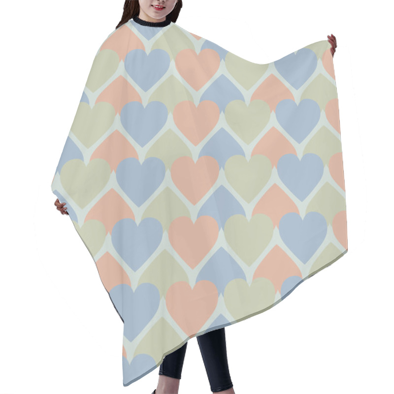 Personality  Hearts On A Background Hair Cutting Cape