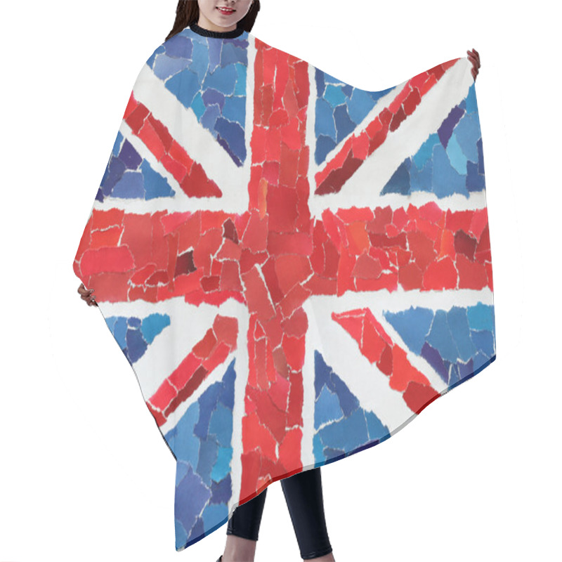 Personality  UK National Flag Hair Cutting Cape