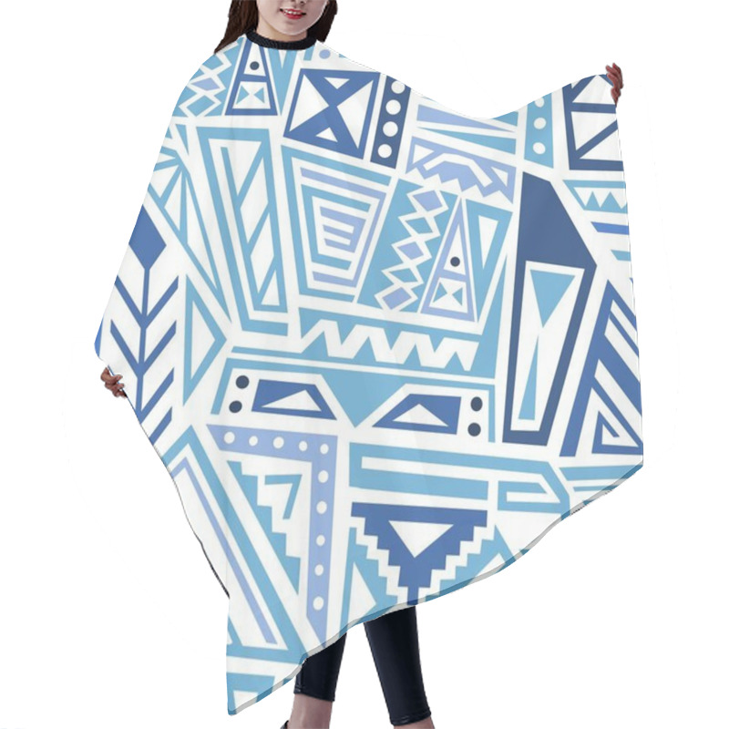 Personality  Vector Textile Design Hair Cutting Cape