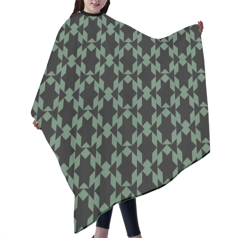 Personality  Seamless Abstract Background With Geometric Elements Hair Cutting Cape